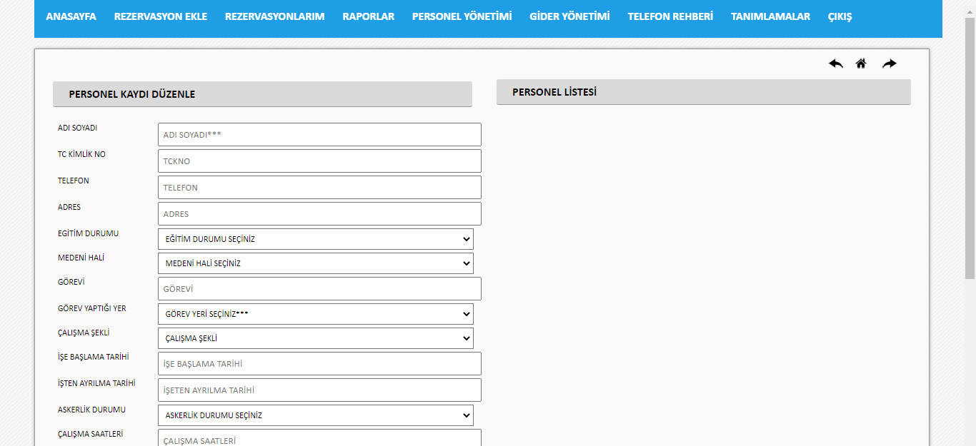 Düğün Salonu Yazılımı 