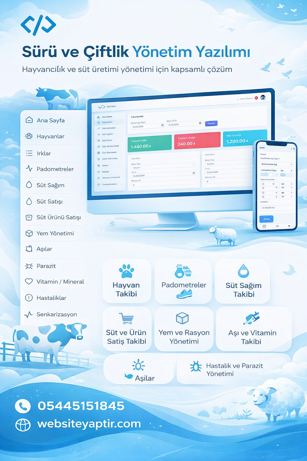  Sürü ve Çiftlik Yönetim Yazılımı