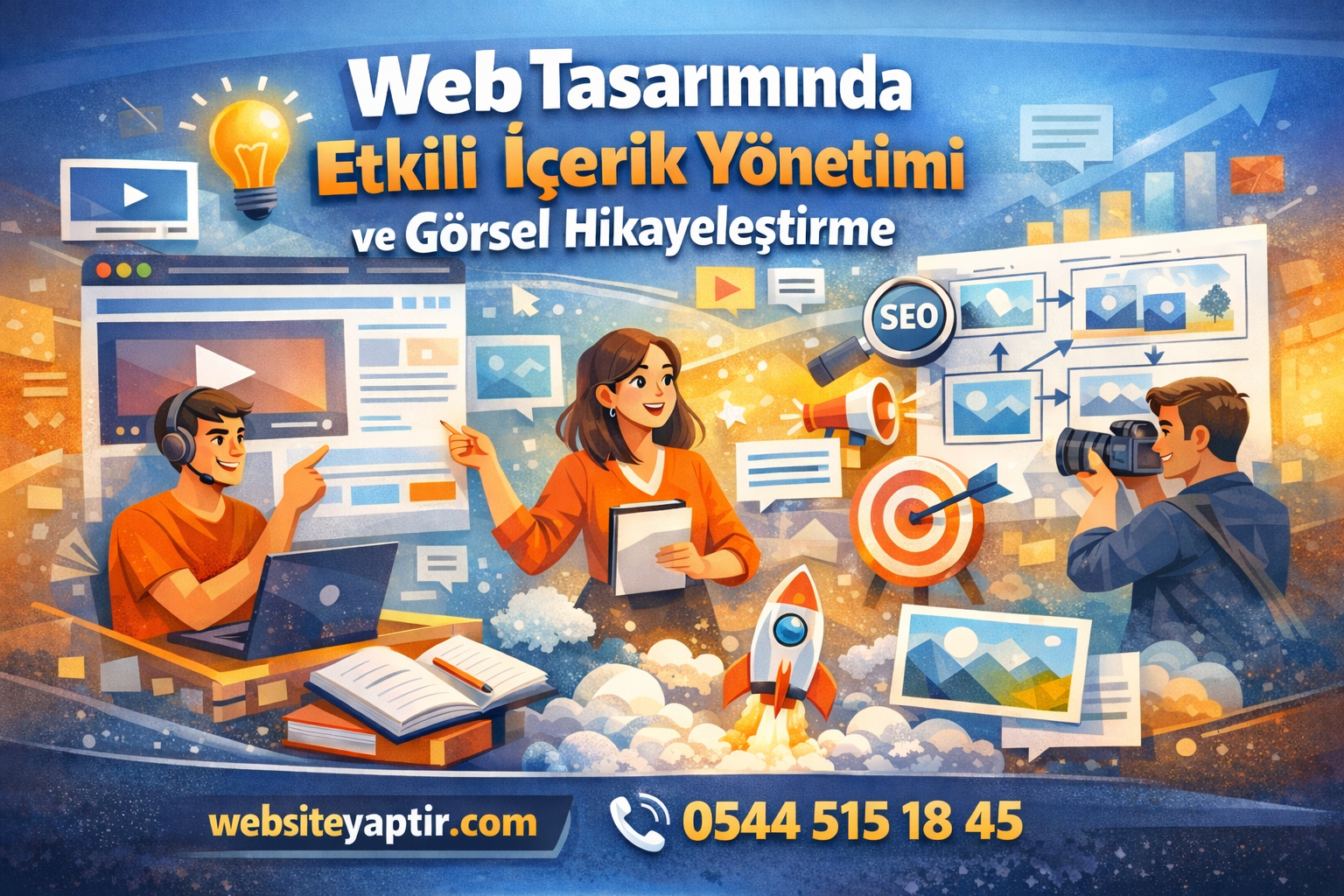 Web Tasarımında Etkili İçerik Yönetimi ve Görsel Hikayeleştirme